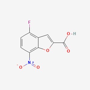 4-Fluoro-7-nitrobenzo[b]furan-2-carboxylic acid - 