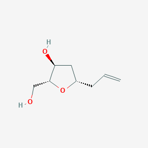 (2R,3S,5S)-Tetrahydro-3-hydroxy-5-(2-propen-1-yl)-2-furanmethanol - 