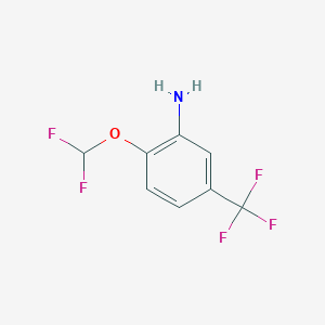 2-(Difluoromethoxy)-5-(trifluoromethyl)aniline - 
