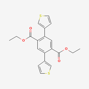 Diethyl 2,5-di(thiophen-3-yl)terephthalate - 