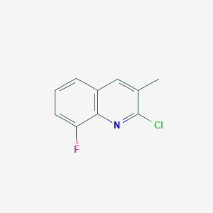 2-Chloro-8-fluoro-3-methylquinoline - 