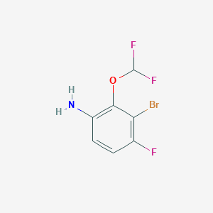 3-Bromo-2-(difluoromethoxy)-4-fluoroaniline - 