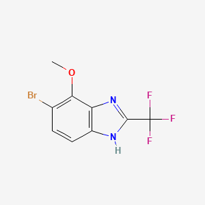 5-Bromo-4-methoxy-2-(trifluoromethyl)-1H-benzimidazole - 