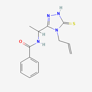 N-[1-(4-Allyl-5-mercapto-4H-[1,2,4]triazol-3-yl)-ethyl]-benzamide - 