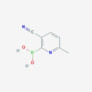 (3-Cyano-6-methylpyridin-2-yl)boronic acid - 