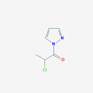 2-Chloro-1-(1H-pyrazol-1-yl)propan-1-one - 