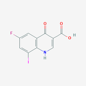 6-Fluoro-4-hydroxy-8-iodoquinoline-3-carboxylic acid - 