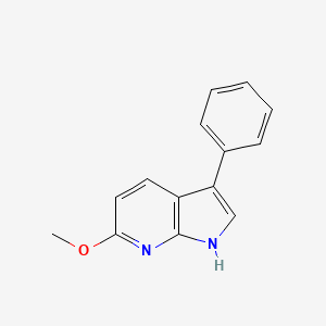6-methoxy-3-phenyl-1H-pyrrolo[2,3-b]pyridine - 