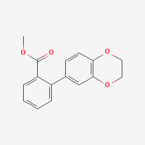 Methyl 2-(2,3-dihydro-1,4-benzodioxin-6-yl) benzoate - 