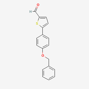 5-[4-(Benzyloxy)phenyl]-2-thiophenecarbaldehyde - 