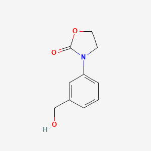 2-Oxazolidinone, 3-[3-(hydroxymethyl)phenyl]- - 