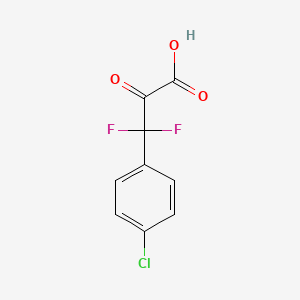 3-(4-Chlorophenyl)-3,3-difluoro-2-oxopropanoic acid - 