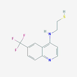 2-{[6-(Trifluoromethyl)quinolin-4-yl]amino}ethanethiol - 