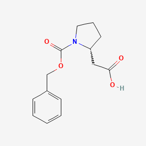 (R)-2-(1-((Benzyloxy)carbonyl)pyrrolidin-2-yl)acetic acid - 61350-64-9