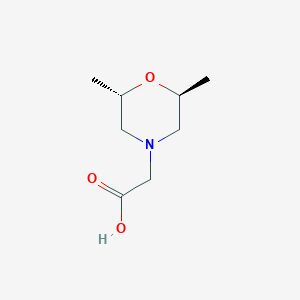 2-[(2S,6S)-2,6-dimethylmorpholin-4-yl]acetic acid - 