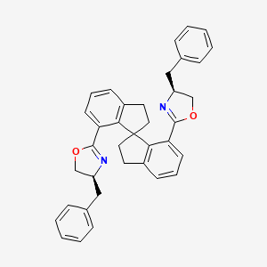 (Sa)-7,7'-Bis((S)-4-benzyl-4,5-dihydrooxazol-2-yl)-1,1'-spirobiindane - 