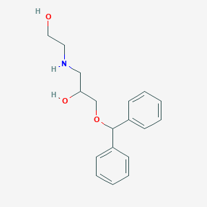 1-Benzhydryloxy-3-(2-hydroxy-ethylamino)-propan-2-ol - 