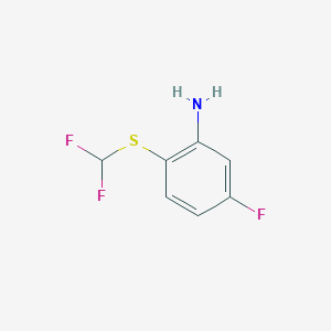 2-(Difluoromethylthio)-5-fluoroaniline - 