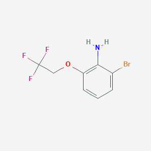 2-Bromo-6-(2,2,2-trifluoroethoxy)aniline - 