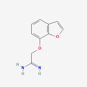2-(Benzofuran-7-yloxy)acetimidamide - 