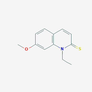1-ethyl-7-methoxyquinoline-2(1H)-thione - 