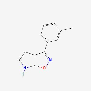 3-(m-Tolyl)-5,6-dihydro-4H-pyrrolo[3,2-d]isoxazole - 