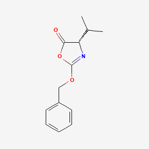 (4S)-2-(Benzyloxy)-4-(propan-2-yl)-1,3-oxazol-5(4H)-one - 77942-92-8