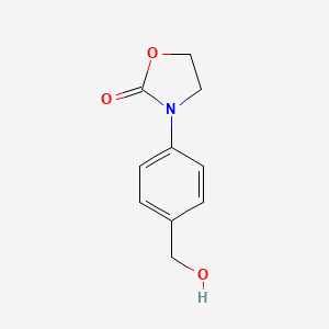 2-Oxazolidinone, 3-[4-(hydroxymethyl)phenyl]- - 