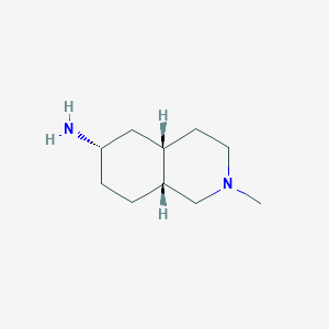 (4AS,6S,8aR)-2-methyldecahydroisoquinolin-6-amine - 