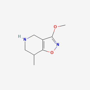 3-Methoxy-7-methyl-4,5,6,7-tetrahydroisoxazolo[4,5-c]pyridine - 