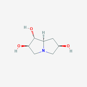 (1R,2R,6R,7AR)-hexahydro-1H-pyrrolizine-1,2,6-triol - 