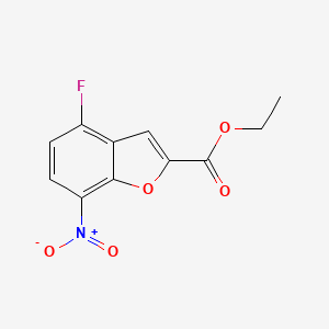 Ethyl 4-fluoro-7-nitrobenzo[b]furan-2-carboxylate - 