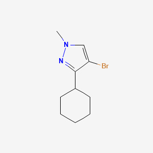 4-bromo-3-cyclohexyl-1-methyl-1H-Pyrazole - 