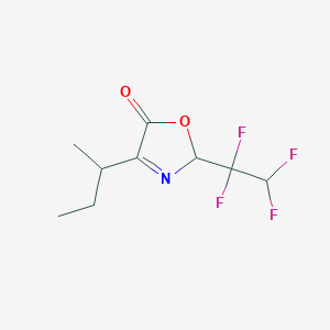 5(2H)-Oxazolone, 4-(1-methylpropyl)-2-(1,1,2,2-tetrafluoroethyl)- - 51314-52-4