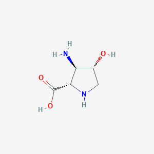 (2S,3R,4R)-3-amino-4-hydroxypyrrolidine-2-carboxylic acid - 