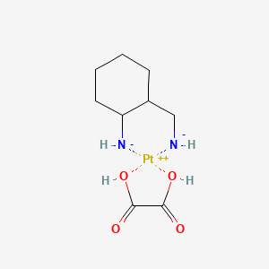 (1R-trans)-(2-aminocyclohexanemethanamine-N,N')[ethanedioato(2-)-O,O']platinum - 69651-36-1