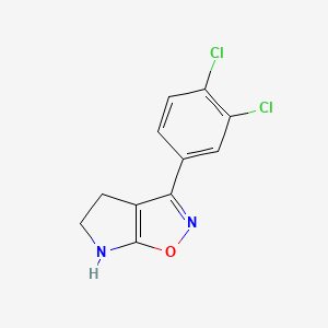 3-(3,4-Dichlorophenyl)-5,6-dihydro-4H-pyrrolo[3,2-d]isoxazole - 