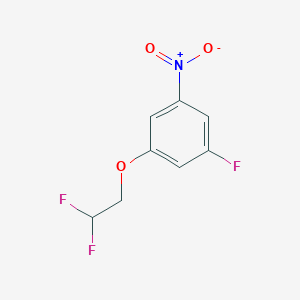3-Fluoro-5-(2,2-difluoroethoxy)nitrobenzene - 