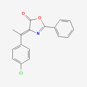 (Z)-4-(1-(4-Chlorophenyl)ethylidene)-2-phenyloxazol-5(4H)-one - 