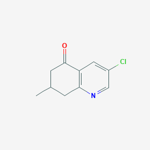3-Chloro-7-methyl-7,8-dihydroquinolin-5(6H)-one - 103968-50-9