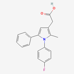 1H-Pyrrole-3-acetic acid, 1-(4-fluorophenyl)-2-methyl-5-phenyl- - 42779-94-2