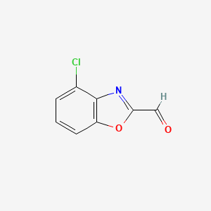 4-Chlorobenzo[d]oxazole-2-carbaldehyde - 