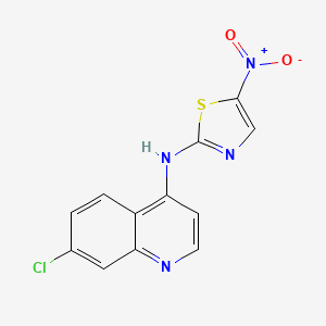 7-Chloro-N-(5-nitro-1,3-thiazol-2-yl)quinolin-4-amine - 92609-19-3