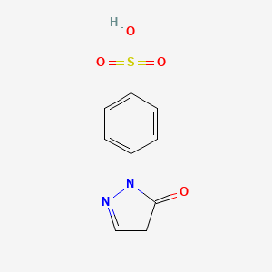 4-(5-Oxo-4,5-dihydro-1H-pyrazol-1-yl)benzene-1-sulfonic acid - 34797-30-3