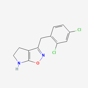 3-(2,4-Dichlorobenzyl)-5,6-dihydro-4H-pyrrolo[3,2-d]isoxazole - 