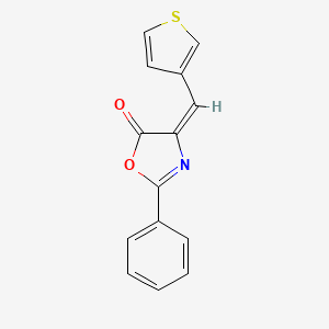 (E)-2-Phenyl-4-(thiophen-3-ylmethylene)oxazol-5(4H)-one - 