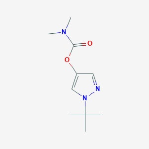 1-tert-Butyl-1H-pyrazol-4-yl dimethylcarbamate - 88558-98-9