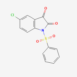 5-Chloro-1-(phenylsulphonyl)-1H-indole-2,3-dione - 85702-71-2