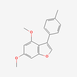 4,6-Dimethoxy-3-(4-methylphenyl)-1-benzofuran - 922140-74-7