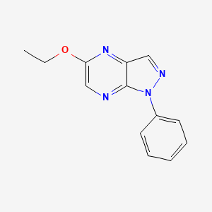 5-Ethoxy-1-phenyl-1H-pyrazolo[3,4-b]pyrazine - 87595-13-9